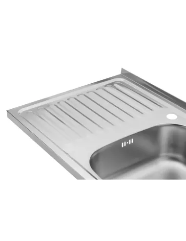 Мийка для кухні прямокутна Kroner KRP Satin-5080R з нержавіючої сталі