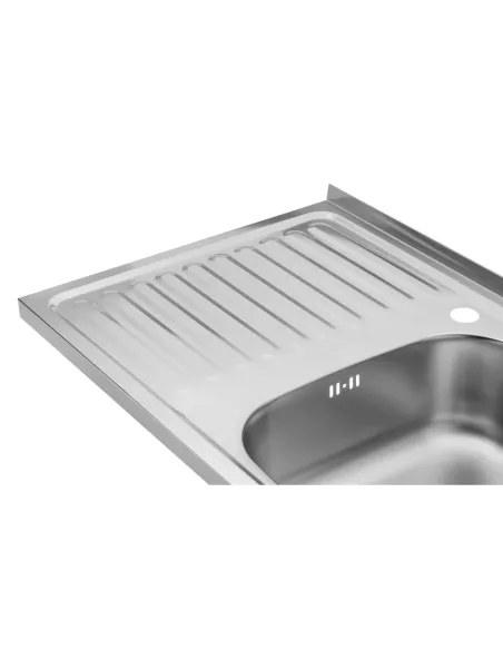 Мийка для кухні прямокутна Kroner KRP Satin-5080R з нержавіючої сталі