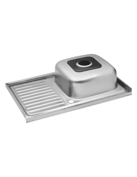 Мийка для кухні прямокутна Kroner KRP Satin-5080R з нержавіючої сталі