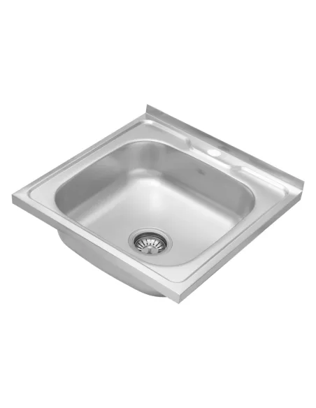 Мойка для кухни квадратная Kroner KRP Dekor - 5050 из нержавеющей стали