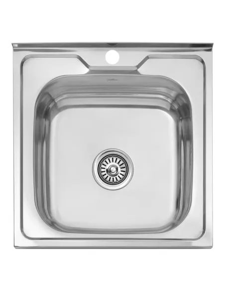 Мойка для кухни квадратная Kroner KRP Polierte - 5050 из нержавеющей стали