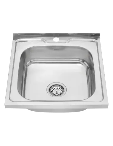 Мийка для кухні квадратна Kroner KRP Polierte - 5050 з нержавіючої сталі