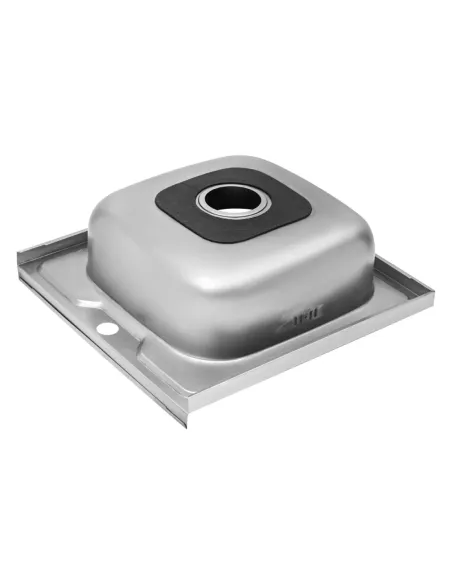 Мийка для кухні квадратна Kroner KRP Polierte - 5050 з нержавіючої сталі