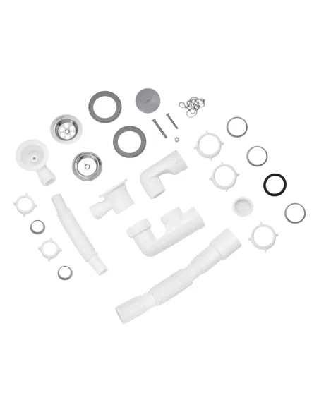 Сифон для ванны Kroner KRP - BS03 с переливом, 40 мм