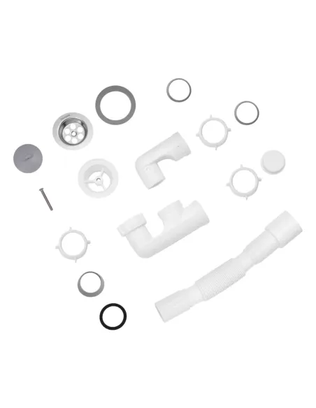 Сифон для душового піддону Kroner KRP-ST02 з ревізією, 40 мм