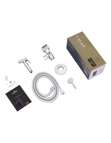 Змішувач для біде Kroner KRP Edelstahl Klassisch - ESG053 з гігієнічним душем