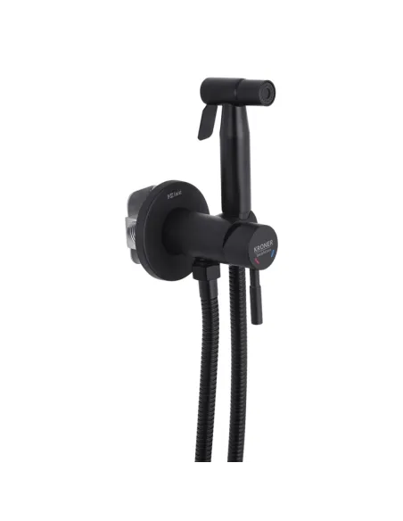 Змішувач для біде Kroner KRP Edelstahl Klassisch - SCH053 з гігієнічним душем