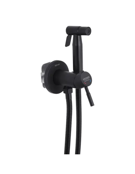 Смеситель для биде Kroner KRP Edelstahl Klassisch - SCH053 с гигиеническим душем