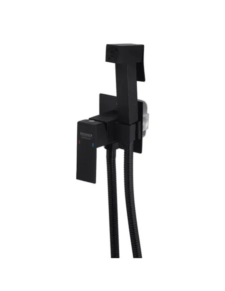 Змішувач для біде Kroner KRP Edelstahl Kubus - SCH053 з гігієнічним душем