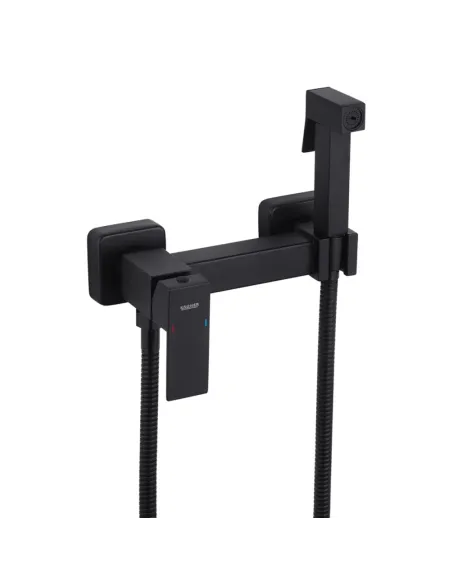 Смеситель для биде Kroner KRP Edelstahl Kubus - SCH052 с гигиеническим душем