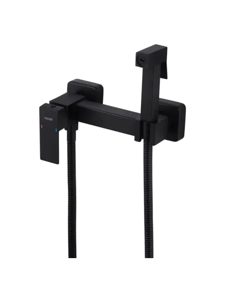 Смеситель для биде Kroner KRP Edelstahl Kubus - SCH052 с гигиеническим душем