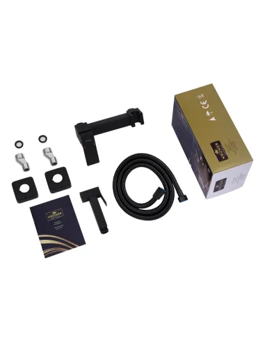 Смеситель для биде Kroner KRP Edelstahl Kubus - SCH052 с гигиеническим душем