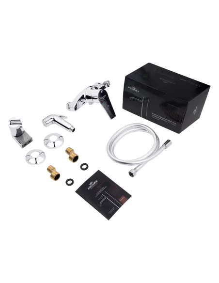 Змішувач для біде Kroner KRP Edelstahl Enzo - C052 з гігієнічним душем