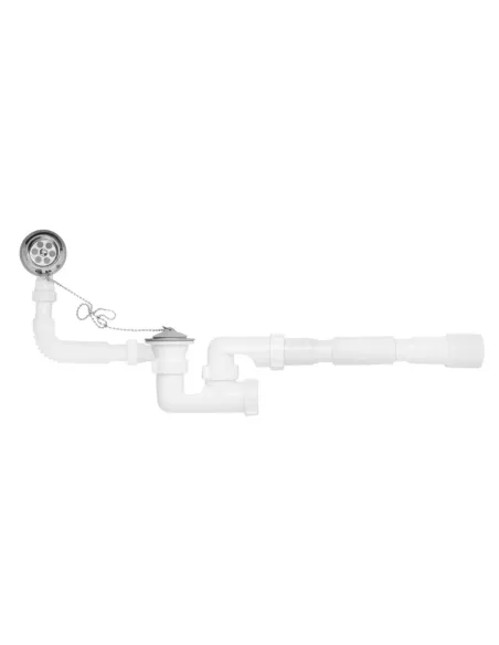 Сифон для ванни Kroner KRP-BS03 з переливом, 40 мм