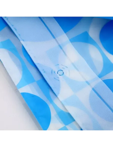 Шторка для ванної Frap F8806, блакитна, 1800 х 1800 мм