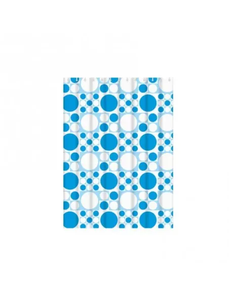 Шторка для ванной Frap F8806, голубая, 1800 х 1800 мм