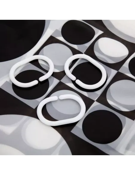 Шторка для ванной Frap F8853, белая, 1800 х 2000 мм Шторка для ванной Frap F8853, белая, 1800 х 2000 мм