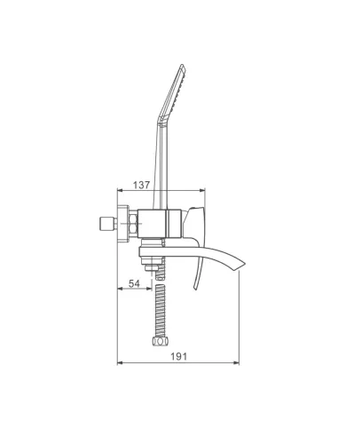 Смеситель для ванны Gappo G3207-3