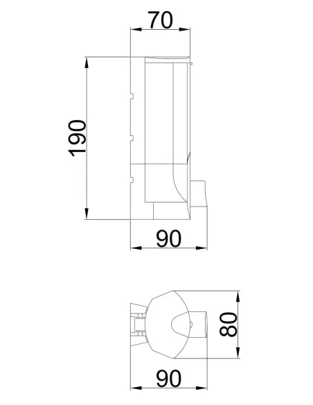 Дозатор рідкого мила Frap F407 для ванної