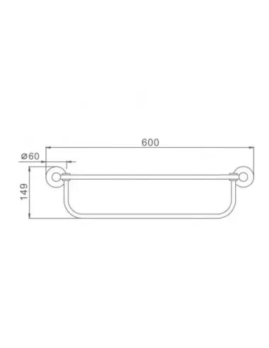 Держатель для полотенец Frap F30124
