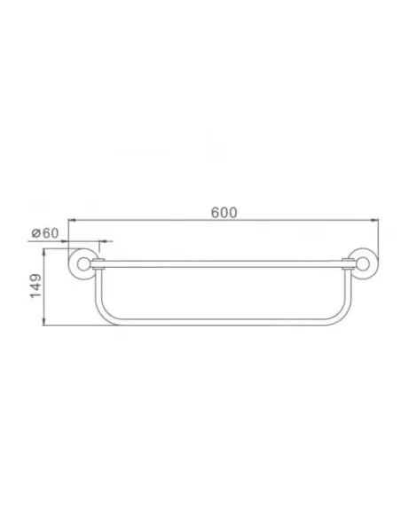Держатель для полотенец Frap F30124 Держатель для полотенец Frap F30124