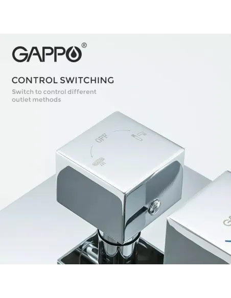 Душевая система Gappo G7107-40, скрытого монтажа