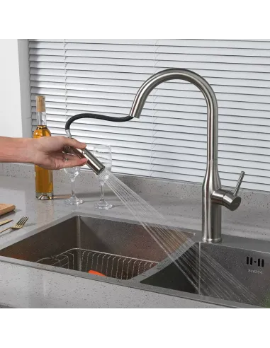 Змішувач для кухні Gappo G4398-45, з висувним виливом