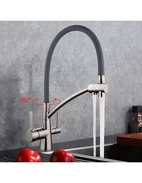 Змішувач для кухні Gappo G4398-17, з підключенням до фільтра