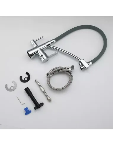 Смеситель для кухни Gappo G4398-17, с подключением к фильтру