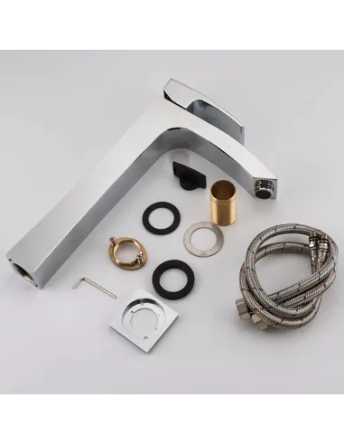 Смеситель для умывальника Gappo G1007-11 хром, однорычажный