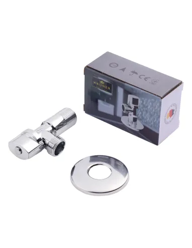 Кран приборный Kroner KRP Eckventil C201 НН 1/2х1/2 дюйма