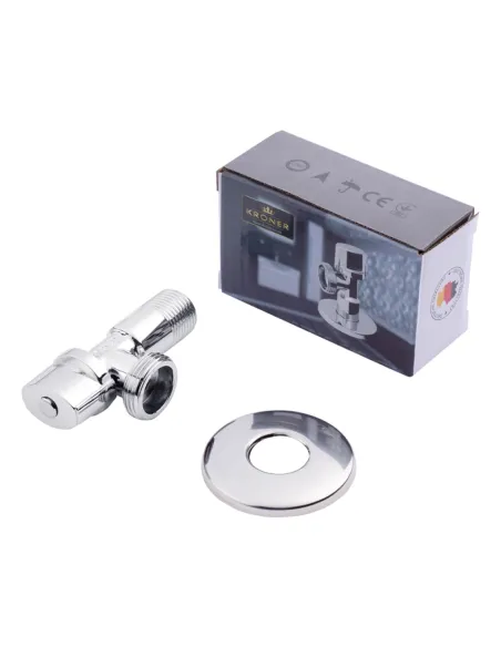 Кран приладовий Kroner KRP Eckventil C202 ПН 1/2х3/4 дюйма