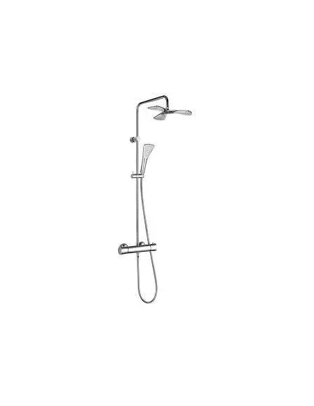 Душова стійка Kludi Dual Shower System 6709605-00 (з термостатом, з душовою лійкою Kludi Fizz) - 1 Душова стійка Kludi Dual Shower System 6709605-00 (з термостатом, з душовою лійкою Kludi Fizz) - 1