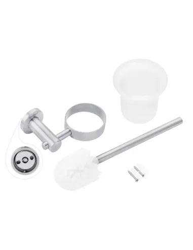 Йоржик для унітазу Kroner KRP Edelstahl Klassisch - ESG3710 настінний