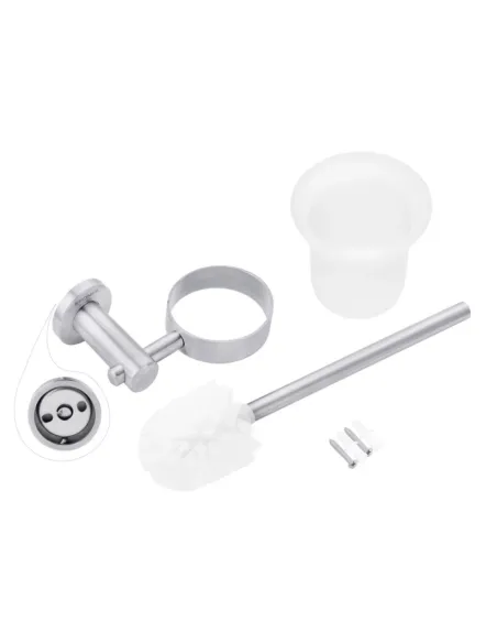 Йоржик для унітазу Kroner KRP Edelstahl Klassisch - ESG3710 настінний