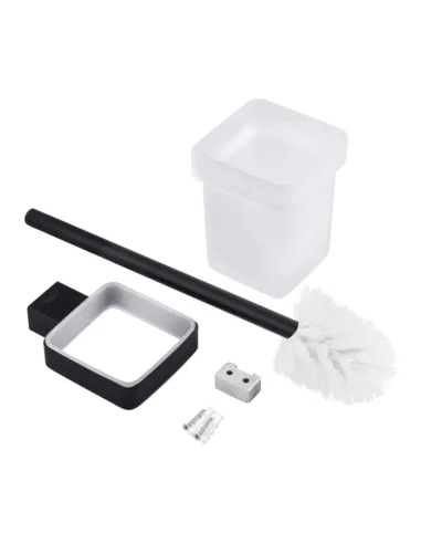 Йоржик для унітазу Kroner KRP Edelstahl Kubus - SCH3910 настінний