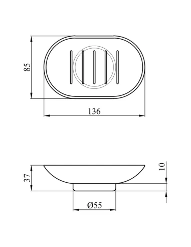 Мильниця Kroner KRM Rizze - ACG203 настінна
