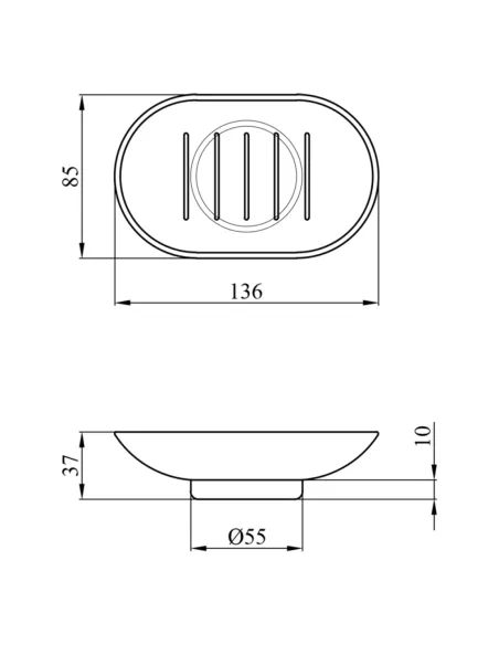 Мильниця Kroner KRM Rizze - ACG203 настінна