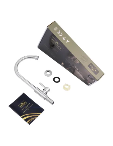 Монокран для умивальника Kroner KRP Edelstahl Klassisch - ESG098, нікель