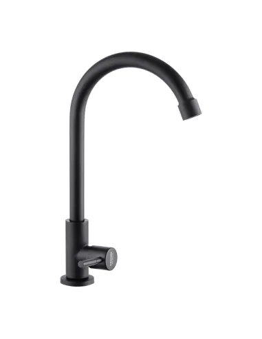 Монокран для умивальника Kroner KRP Edelstahl Klassisch - SCH098, чорний