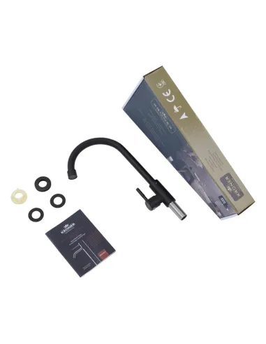 Монокран для умывальника Kroner KRP Edelstahl Klassisch - SCH098, черный