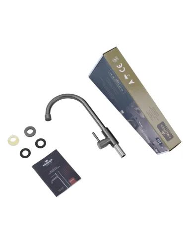 Монокран для умывальника Kroner KRP Edelstahl Klassisch - SCH098PVD, графит