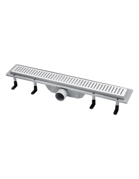 Душевой линейный трап Kroner KRP Harz L80 Löcher, сухой затвор