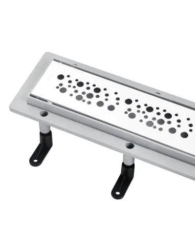 Душевой линейный трап Kroner KRP Harz M70 Muster, сухой затвор