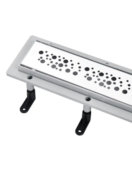 Душовий лінійний трап Kroner KRP Harz M70 Muster, сухий затвор