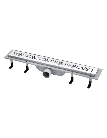 Душевой линейный трап Kroner KRP Harz M80 Muster, сухой затвор