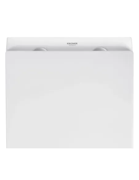 Унитаз Kroner Armada WHI513636 RIMLESS 360х360х510 мм, безободковый, подвесной, сиденье Soft-close