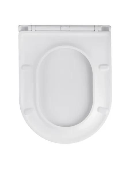 Унитаз Kroner Armada WHI513636 RIMLESS 360х360х510 мм, безободковый, подвесной, сиденье Soft-close