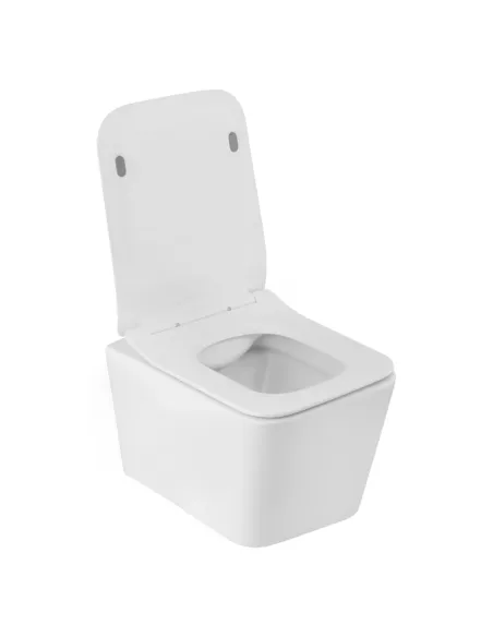 Унітаз Kroner Eifel WHI523629 RIMLESS 360х350х520 мм, безободковий, підвісний, сидіння Soft-close