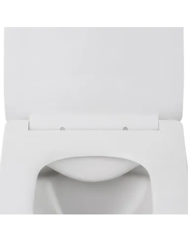 Унітаз Kroner Eifel WHI523629 RIMLESS 360х350х520 мм, безободковий, підвісний, сидіння Soft-close